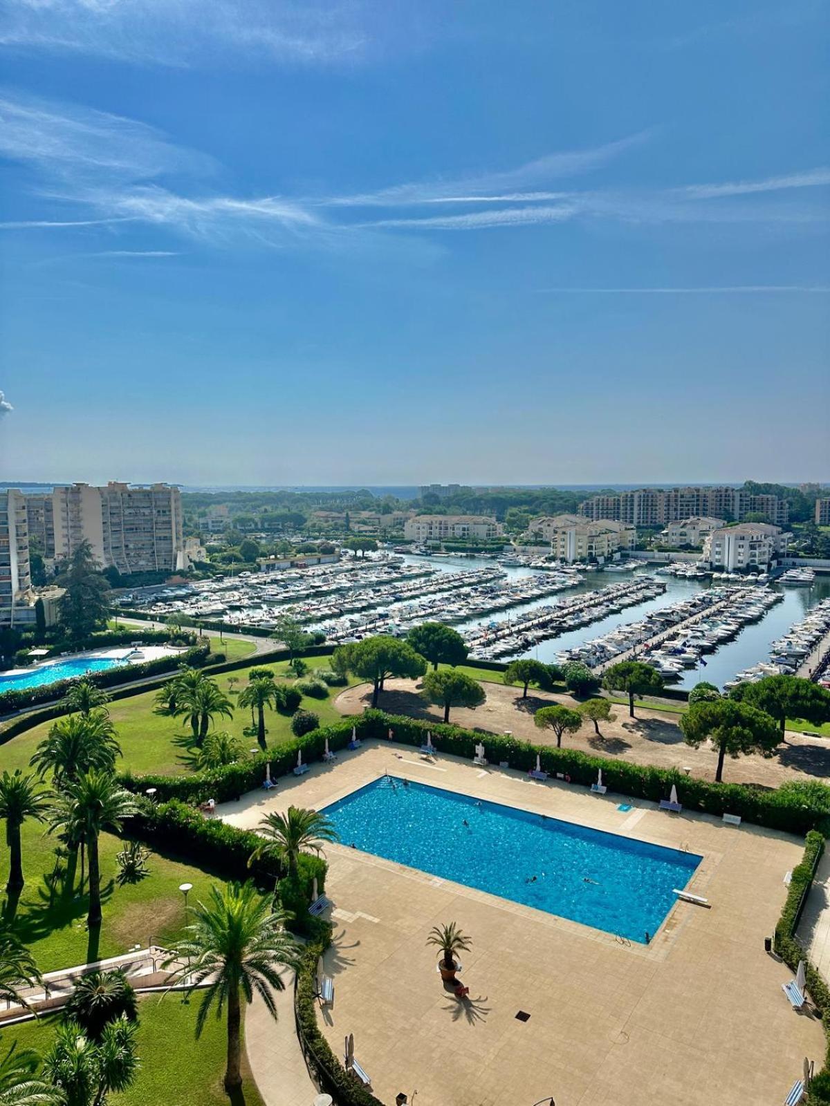 Appartement T3 De Standing Vue Mer Et Marina Mandelieu Exteriér fotografie